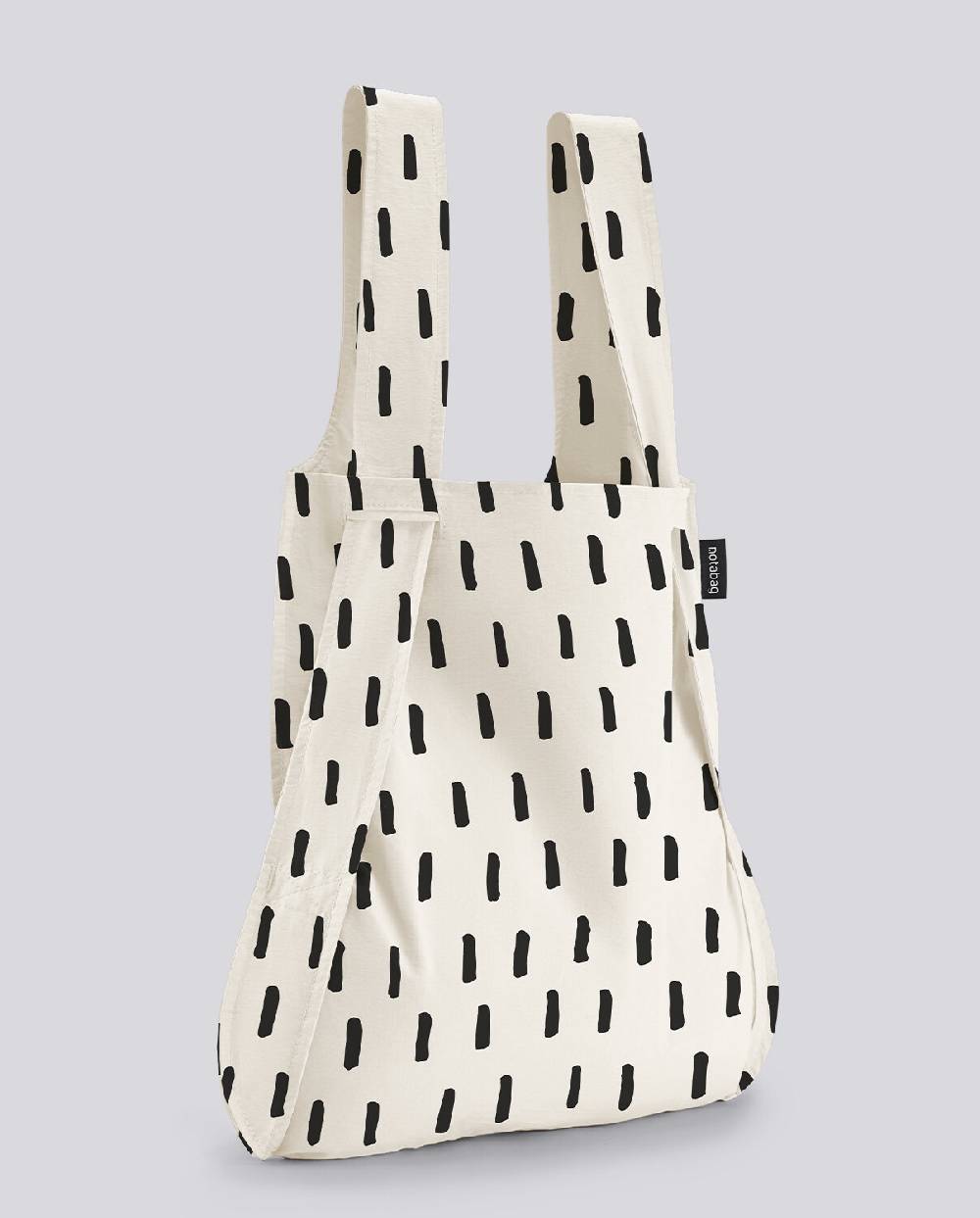 Nuuna Tasche und Rucksack Notabag Schwarz Brush