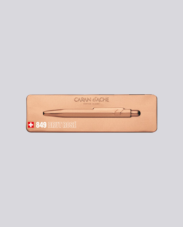 Nuuna Kugelschreiber Caran d'Ache 849 Brut Rosé mit Etui Kauf eins, bekomm eins gratis