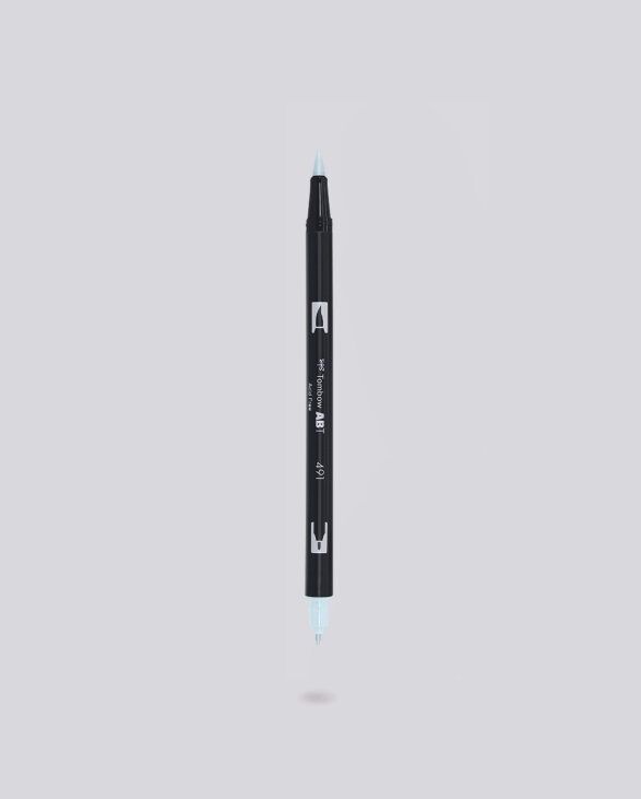 Nuuna Dual Brush Pen Tombow 491 Glacier Blue Neueste Stile