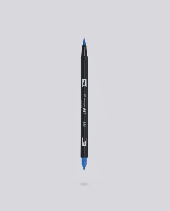 Nuuna Dual Brush Pen Tombow 555 Ultramarine Nur für heute