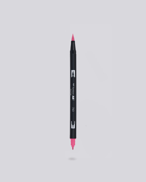 Nuuna Dual Brush Pen Tombow 743 Hot Pink Discount Store für neue Produkte