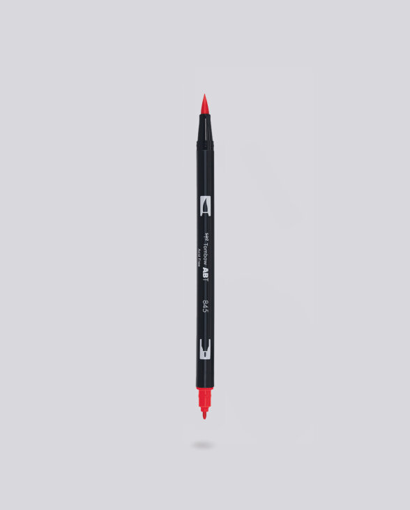 Nuuna Dual Brush Pen Tombow 845 Carmine Super Rabatt