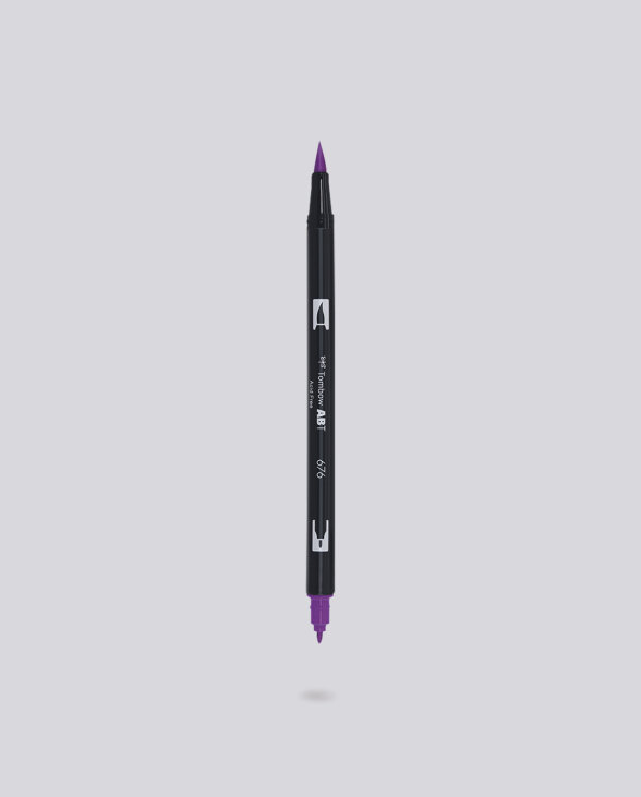 Nuuna Dual Brush Pen Tombow 676 Royal Purple Fabrikladen