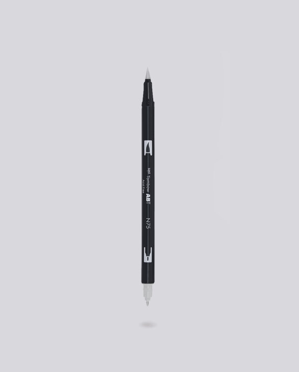 Nuuna Dual Brush Pen Tombow N75 Cool Grey 50% Rabatt für begrenzte Zeit