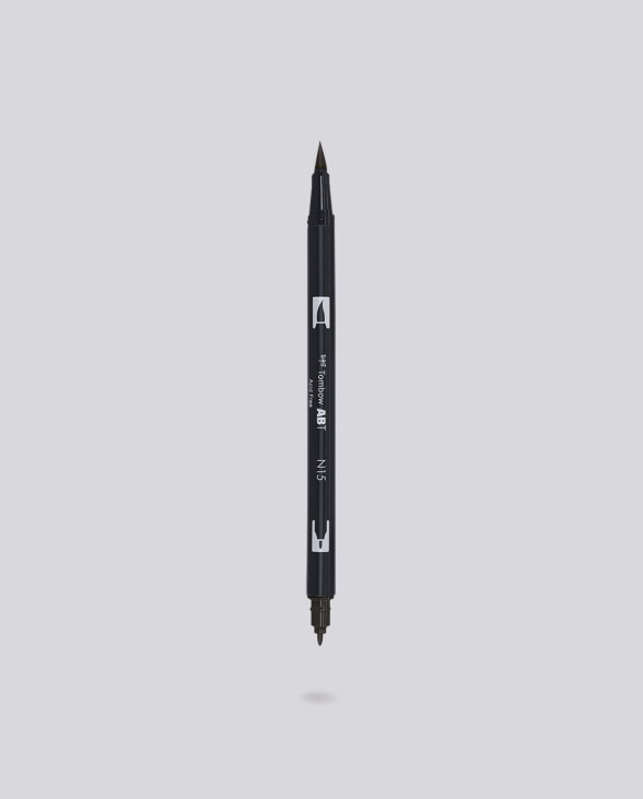 Nuuna Dual Brush Pen Tombow N15 Black Rabatte dieses Monats