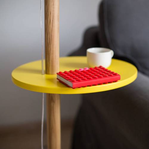 Ragaba UFO Floor Lamp 45x150cm Pure Red / Black Lampshade Speichern exportieren
