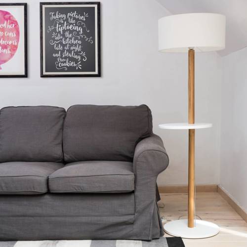 Ragaba UFO Floor Lamp 45x150cm Sea Green / Black Lampshade 2025