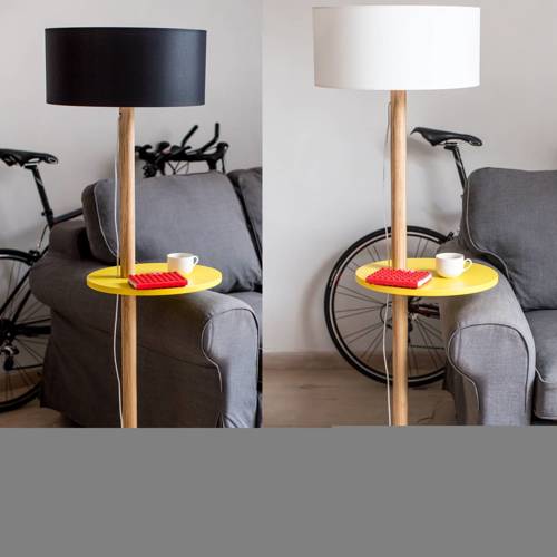 Ragaba UFO Floor Lamp 45x150cm Sea Green / Black Lampshade 2025