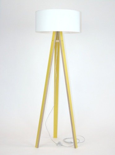 Ragaba WANDA Floor Lamp 45x140cm - Yellow / White Lampshade Outlet