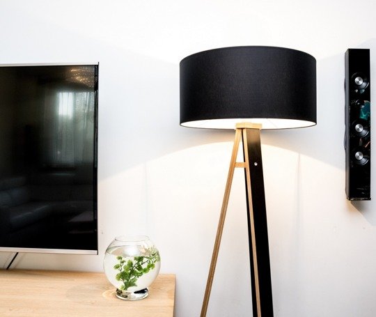 Ragaba WANDA Floor Lamp 45x140cm - Yellow / White Lampshade Outlet