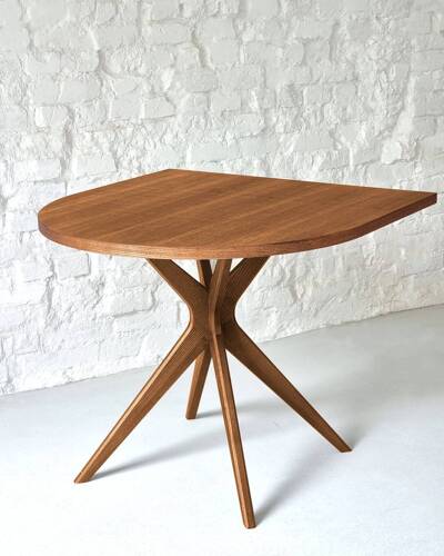 Ragaba JUBI Half Racetrack Dining Table 90x90cm Oak Meist gekauft