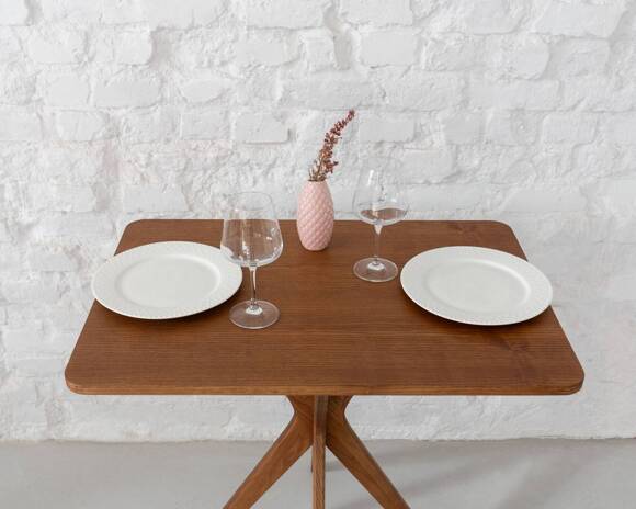Ragaba Rectangular Dining Table JUBI 55x80cm Oak Limitierter Zeitrabatt