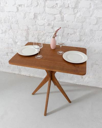 Ragaba Rectangular Dining Table JUBI 55x80cm Oak Limitierter Zeitrabatt