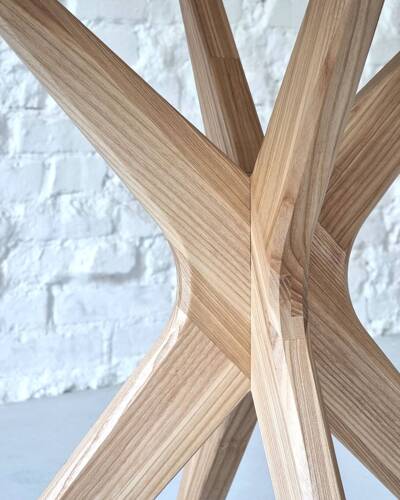 Ragaba JUBI BOLD Round Dining Table 100cm White Fabrik Onlineshop