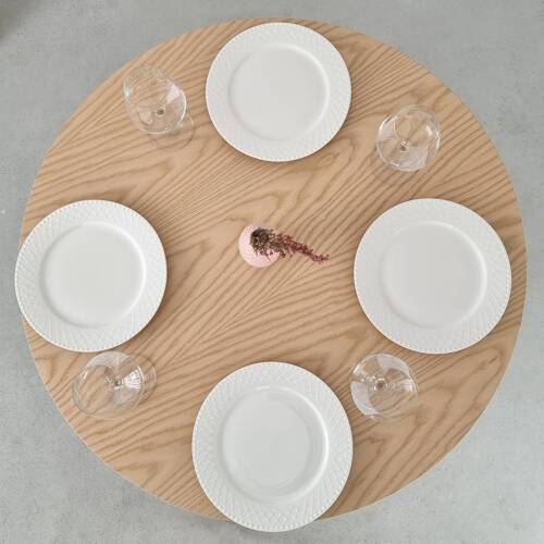 Ragaba JUBI Round Dining Table diam. 90cm Ash Exklusivangebot