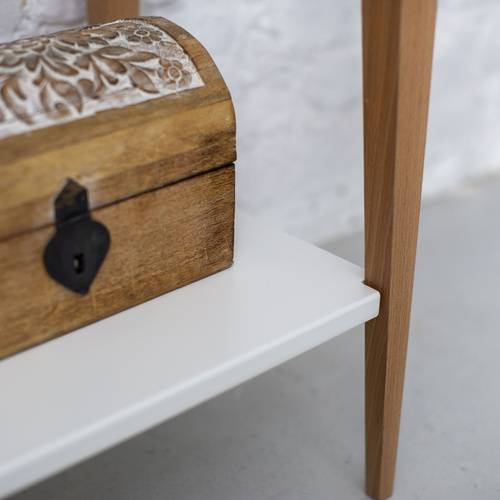 Ragaba MIMO Console Table with Shelf 105x35cm Black Valentinstagsangebot