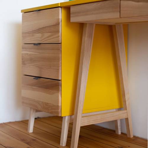 Ragaba LUKA 3-Drawer Desk Cabinet W41xD50cm Black Jubiläumsangebot