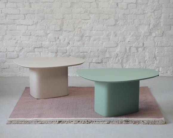 Ragaba Cells Mini Mini Coffee Table 90x55x45cm Brown Beige S-Matt Neueste Mode