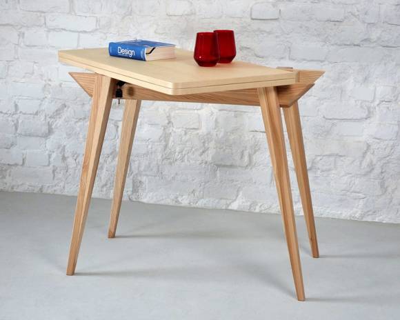 Ragaba ENVELOPE Extendable Console Table 45x90cm Ashwood Zeitlich begrenztes Angebot