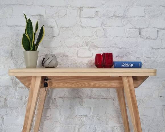 Ragaba ENVELOPE Extendable Dining Table 90x65cm Ashwood Exklusive Angebote