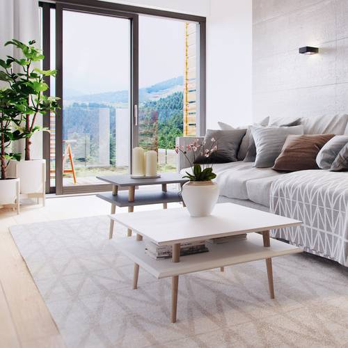 Ragaba SQUARE Coffee Table 55x55x45cm Fleeting Mint Tägliche Deals
