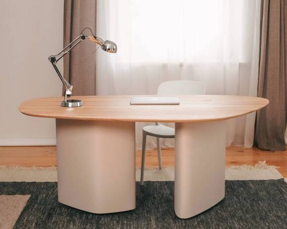 Ragaba Cells LIM Dining Table W180 x D100cm Ashwood Sonderangebote