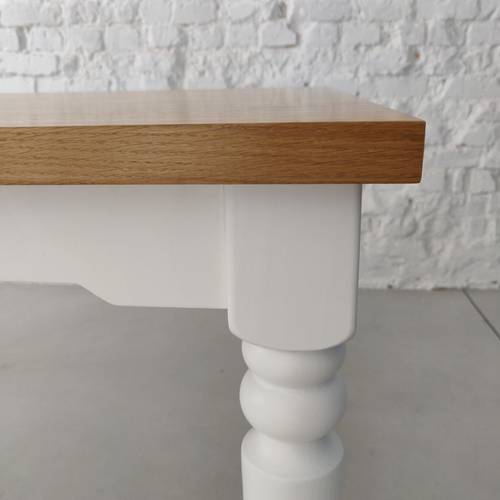 Ragaba NATA Dining Table 140x90cm Brown Beige Base Riesige Ersparnisse
