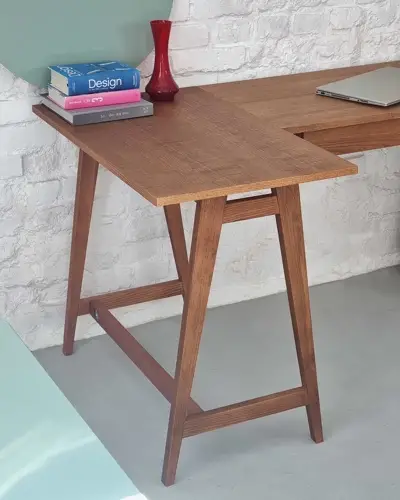 Ragaba LUKA Corner Desk W 135cm x D 85cm Oak Left Side Tiefpreis