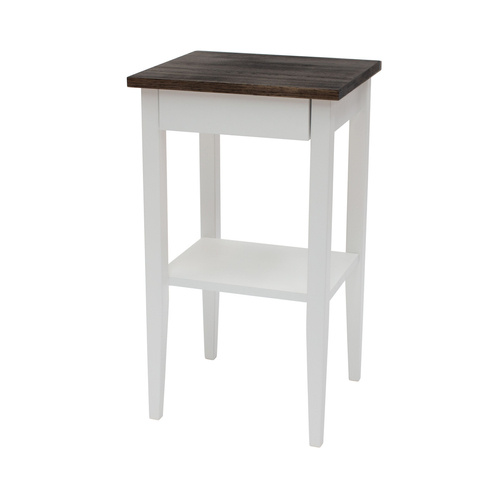 Ragaba ENTLIK Bedside Table 40x35x70cm Black Oak Wochenangebot
