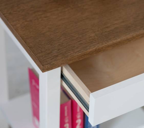 Ragaba ENTLIK Bedside Table 40x35x70cm Smoked Oak Letzte 3 Tage