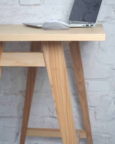 Ragaba LUKA Ash L-Shaped Desk W115cm x D85cm Right Hand Letzte 2 Tage