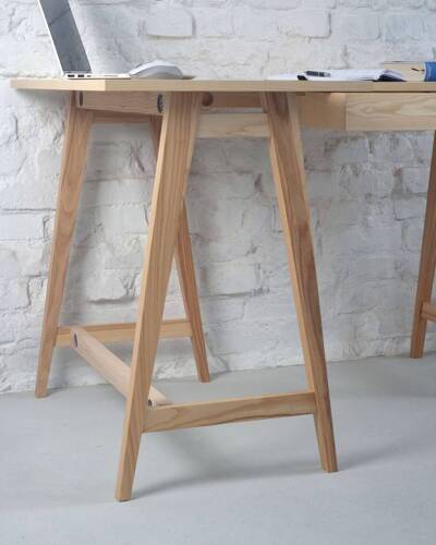 Ragaba LUKA Ash L-Shaped Desk W135cm x D85cm Left Hand Letzter Tag