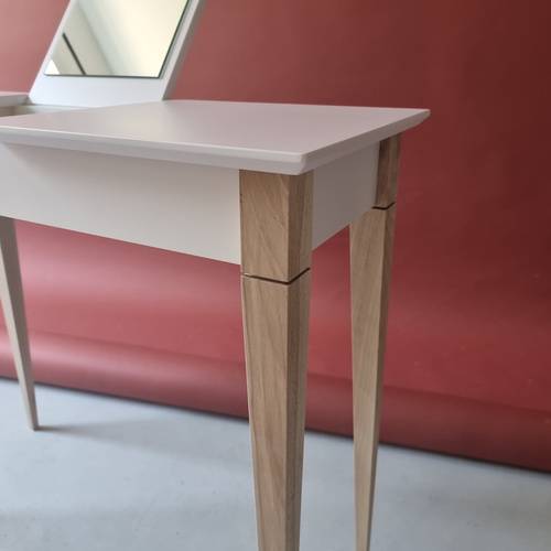 Ragaba MIMO Dressing Table with Mirror 85x35cm Brown Beige Discount Store für neue Produkte