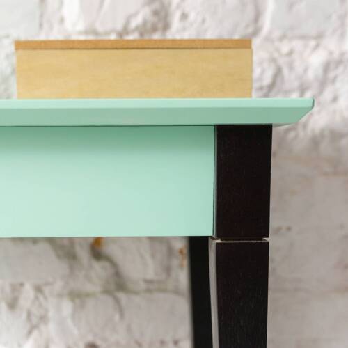 Ragaba MIMO Console Table 85x35cm Black Legs Sea Green Black Friday Preise
