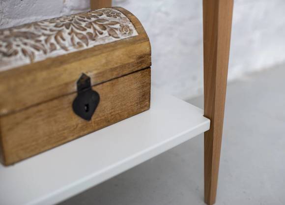 Ragaba MIMO Console Table with Shelf 65x35cm Fleeting Mint zollfrei