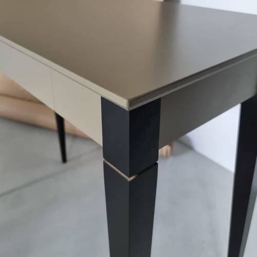 Ragaba MIMO Writing Desk 105x40cm Black Legs Beaver Brown Schlussverkauf