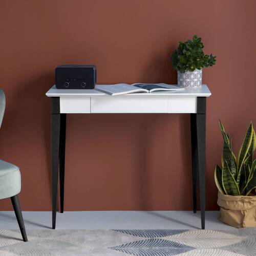 Ragaba MIMO Writing Desk 105x40cm Black Legs Beaver Brown Schlussverkauf
