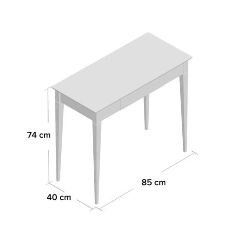 Ragaba MIMO Writing Desk 85x40cm Black Legs Sea Green Günstiger Verkauf