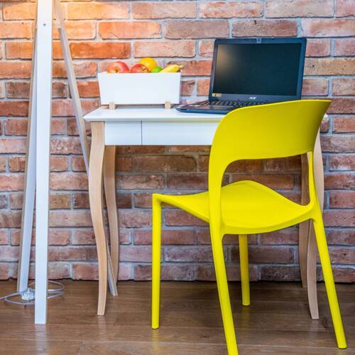 Ragaba LILLO Writing Desk 85x40cm Black Legs / Beaver Brown Kostenloser Versand