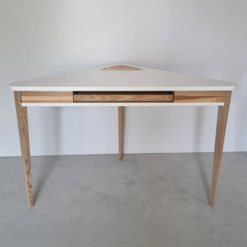 Ragaba ASHME Corner Desk 114x85cm Keyboard Drawer Sage Green Fabrikpreis