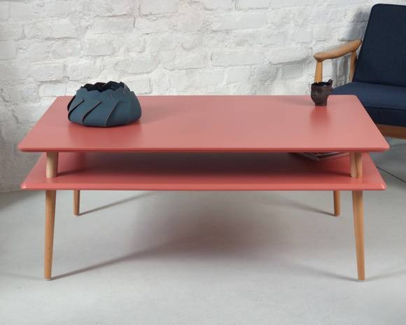 Ragaba KORO HIGH Coffee Table W110 x D70cm Antique Pink Rabatt