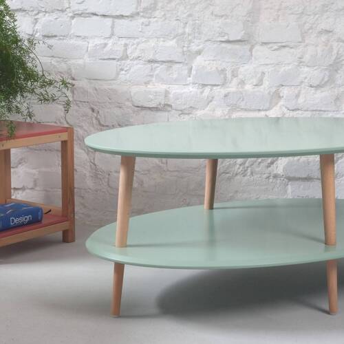 Ragaba OVO low Coffee Table W 110 x D 70cm - Sage Green Günstig kaufen