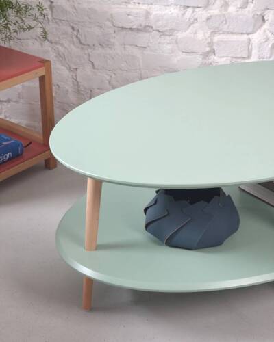 Ragaba OVO low Coffee Table W 110 x D 70cm - Sage Green Günstig kaufen
