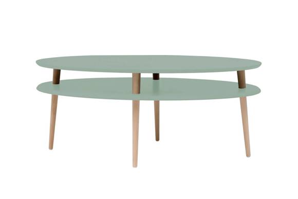 Ragaba OVO HIGH Coffee Table W 110 x D 70cm Sage Green Versandkostenfrei