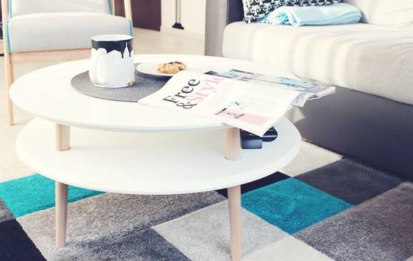 Ragaba UFO Coffee Table diam. 70cm x height 61cm Sage Green Großer Ausverkauf