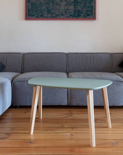 Ragaba Endocarp Coffee Table 80x48x40cm – Sage Green / Ashwood Begrenztes Angebot