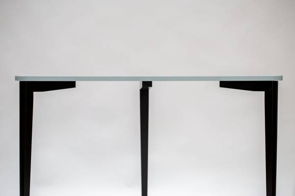Ragaba NAJA Corner Desk W114 x L85 x H75cm Black Legs Light Grey Saisonschlussverkauf