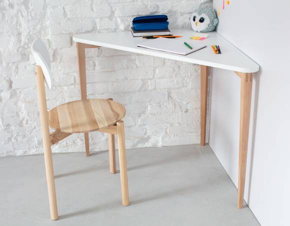 Ragaba NAJA Corner Desk W114 x L85 x H75cm Dusky Pink Black Friday