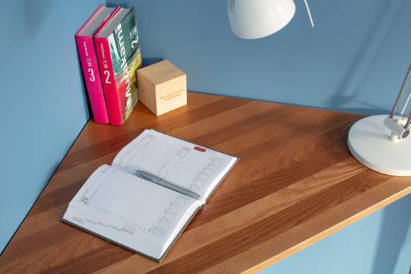 Ragaba NAJA Corner Desk W114 x L85 x H75cm OAK Black Legs Cyber Monday