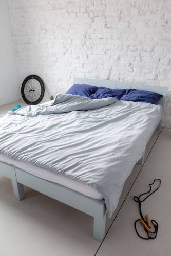 Ragaba DABI Bed W 140cm x L 220 cm / Light Grey Weihnachtsangebot